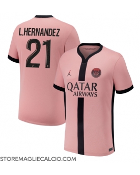 Paris Saint-Germain Lucas Hernandez #21 Maglia Gara Terza Repliche 2024-25